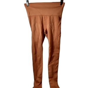 ALALA Flow High Waisted Seamless Leggings, tangerine, size M